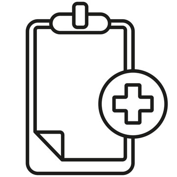 Dosier con informes sobre salud. Hospital. Historia cl&iacute;nica.