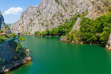 Matka canyon in North Macedonia