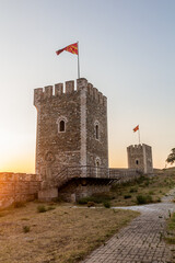 Towers and walls of Kale fortress in Skopje, North Macedonia © Matyas Rehak
