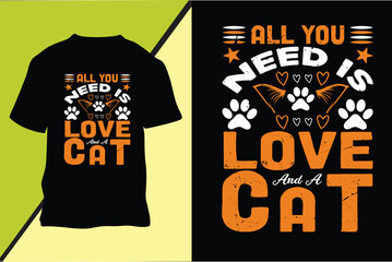 Cat T-shirt Design