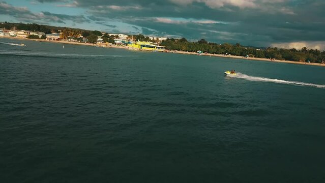 jetsky on the beach