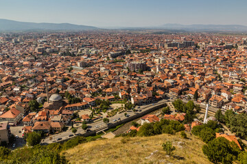 Aerial view of Prizren, Kosovo