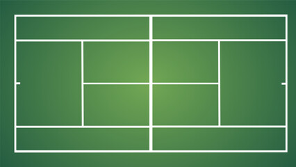 Tennis court vector symbol , Simple flat design style  ,Illustrations for use in online sporting events , Illustration Vector  EPS 10