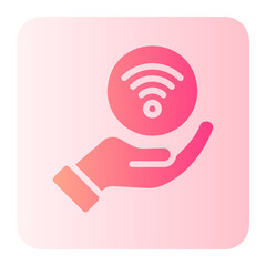 internet of things gradient icon