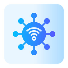 network gradient icon