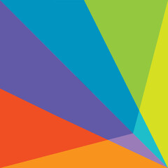 Geometric triangle Blue,Green,Orange,Violet abstract background. stripes and shapes. Modern design. 