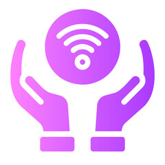 networking gradient icon