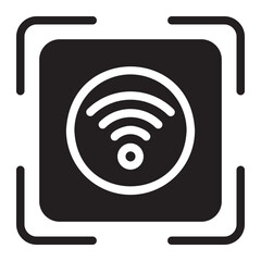 scanner glyph icon