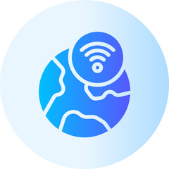 global gradient icon