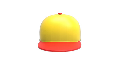 Fototapeta premium black cap on white background