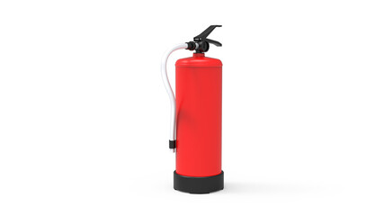 fire extinguisher isolated on white