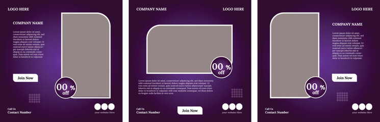 Modern Social media post template