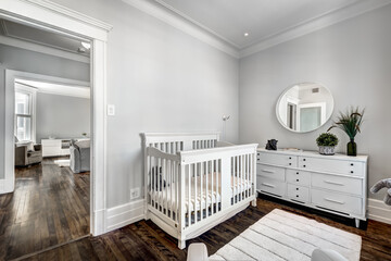 Renovated apartment in old house luxury style furnished and staged