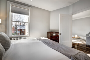 Renovated apartment in old house luxury style furnished and staged