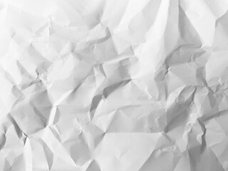 Crumpled paper background for copy space. Paper texture overlay for mockup