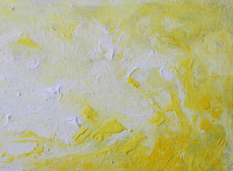 Tapeta abstrakcyjna, malowane farbami na żółto , Wielkanoc