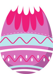 an interesting colorfull patterned symbol to celebrate Easter day for people of various christians
