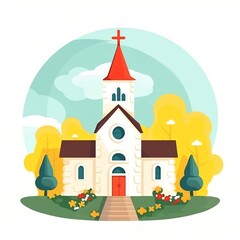 Church illustration.