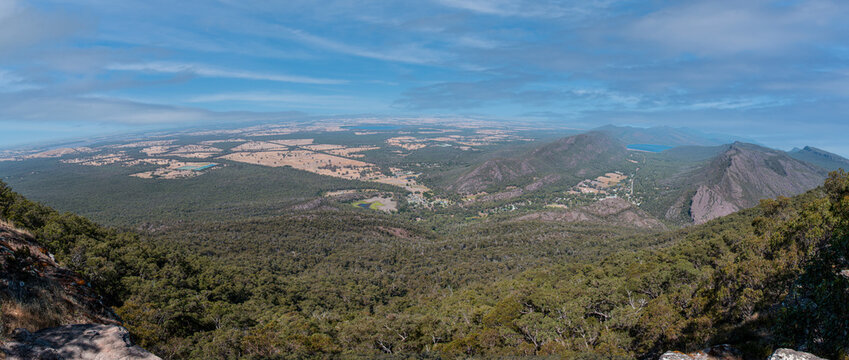 Blick auf Halls Gap vom Boroka Lookout