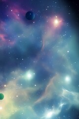 space background, galaxy, generative ai