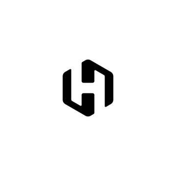 Letter H illustration logo. elegant, modern, sophisticated. suitable for the financial industry, real estate and others

