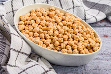 chickpeas in a bowl