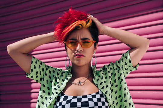 Cool Gen Z woman