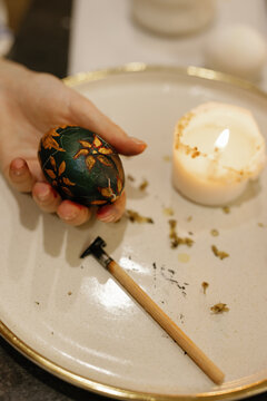 Anonymous Easter egg decoupage 