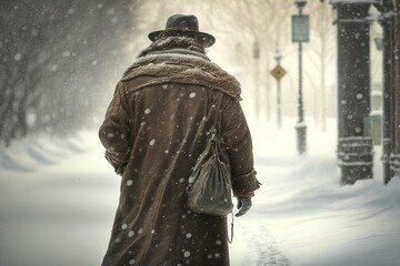 The Ageless Wanderer through the Snowy Obscurity Generative AI