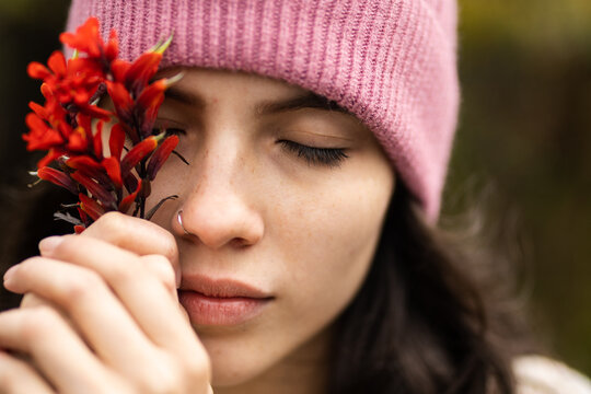 Young woman's face
