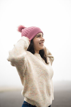 Young woman smiling