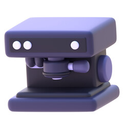 Espresso Machine in 3D Renderen Graphic 