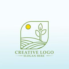 farm products vector logo design