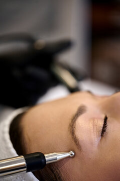 Beauty session for female client