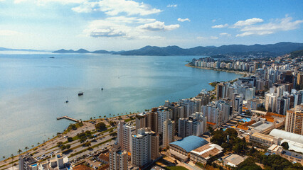 Centro Cidade Florianopolis Beira-Mar Beira Mar Floripa Paisagem Urbana Ilha Santa Catarina...
