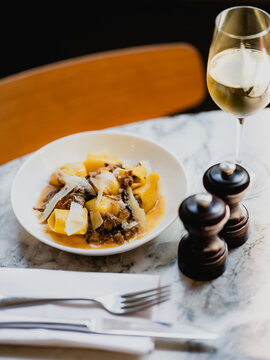 Beef ragu paccheri pasta