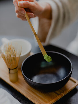 Traditional Matcha drink