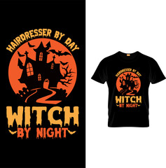 Vector halloween t-shirt design.beautiful and eye-catching halloween vector for the t-shirt design