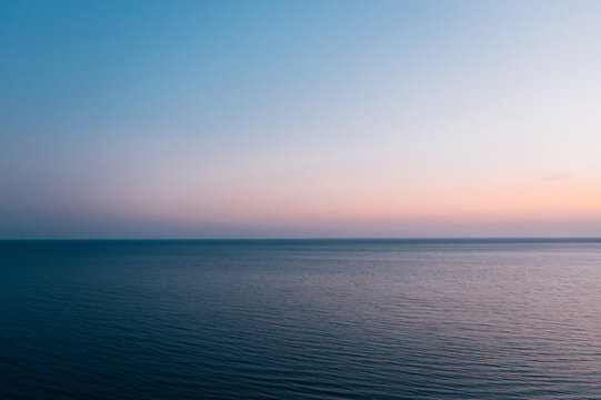 Horizon captured by a drone