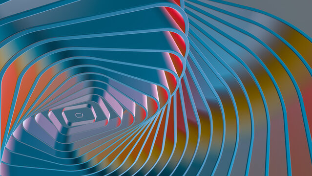 Stepwise distortion.