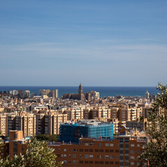 view of the city