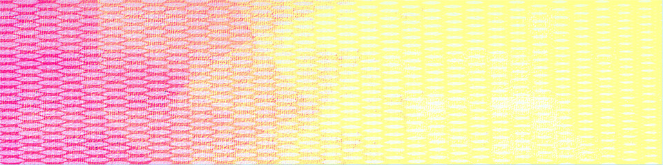 Pink with yellow pattern  panorama background, Usable for banner, poster, Advertisement, events, party, celebration, and various graphic design works