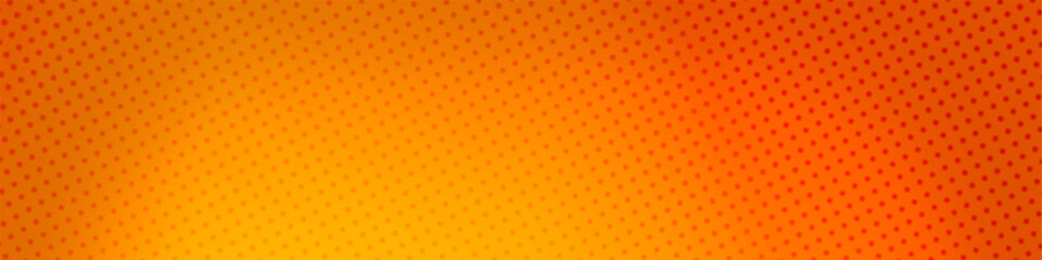 Orange abstract widescreen panorama background, Usable for banner, poster, Advertisement, events, party, celebration, and various graphic design works