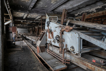The abandoned Inota power plant - a former thermal power plant located in the town of Inota, Hungary