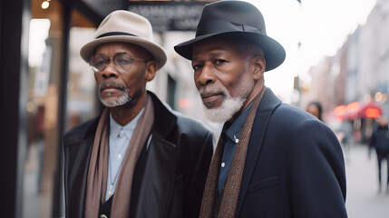 stylish people in the city