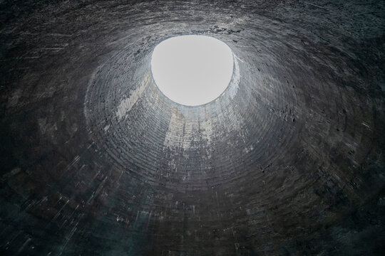 The abandoned Inota power plant - a former thermal power plant located in the town of Inota, Hungary