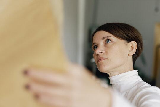 Fashion designer draft businesswoman