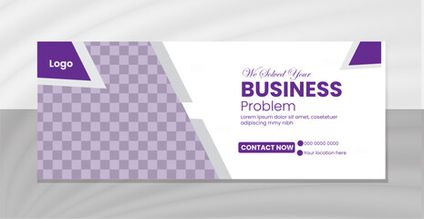 Creative business Facebook cover design.