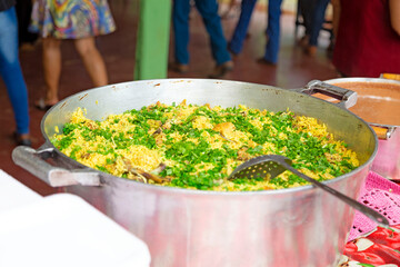 Galinhada, prato típico da região centro oeste do Brasil.