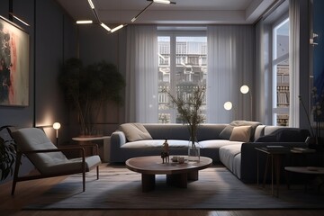 modern living room interior design light room